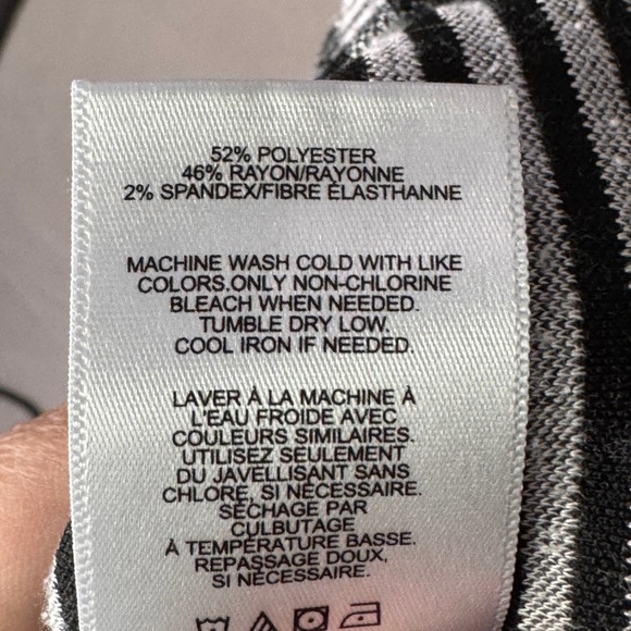 EXPRESS WOMENS Gingham Business Casual Flutter Sleeve SZ L - Picture 3 of 3